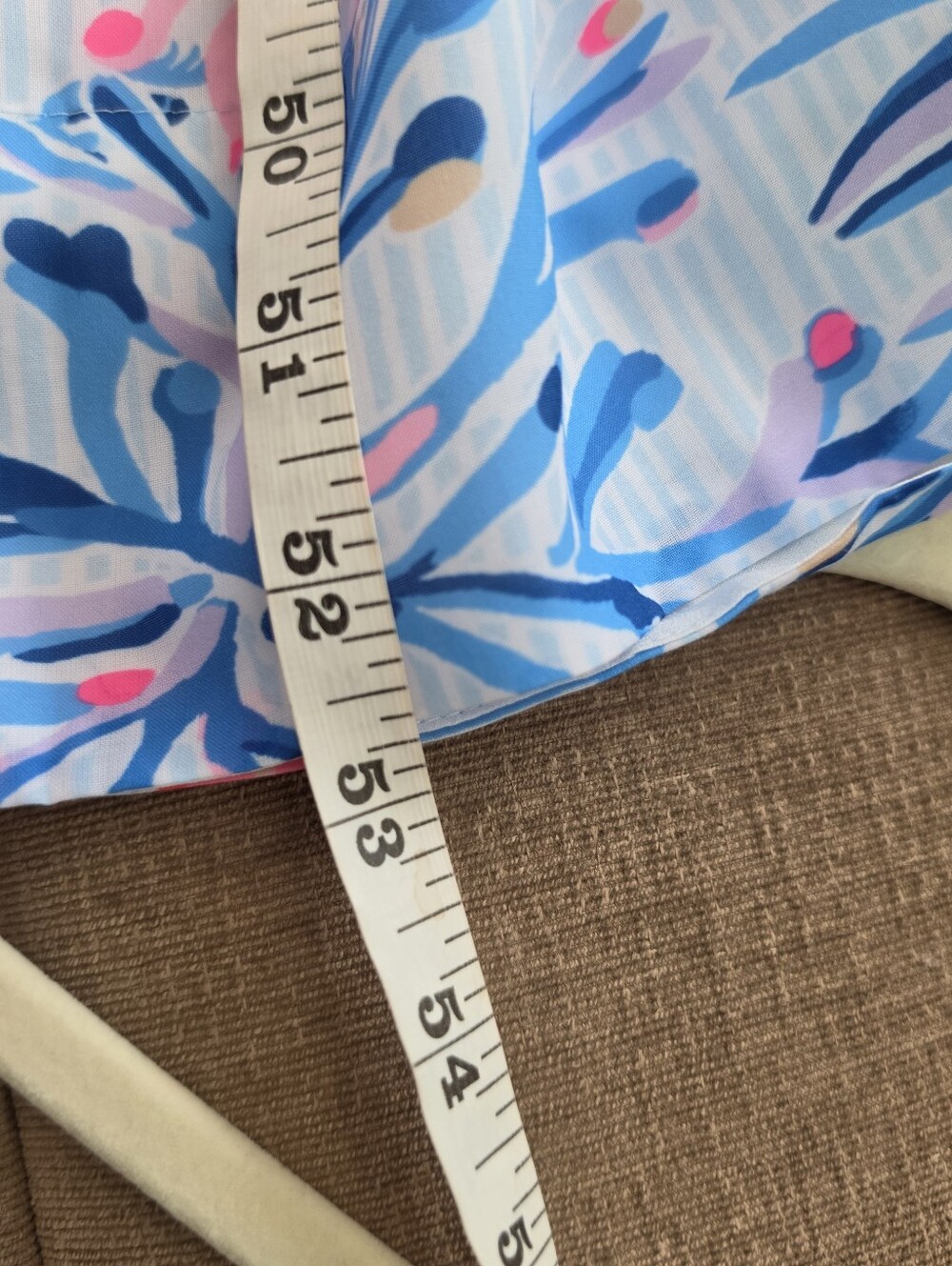 Lilly Pulitzer Saylar Maxi Dress Nautical Blue & Pink Engineered Print Sz 10 NWT - Picture 13 of 16